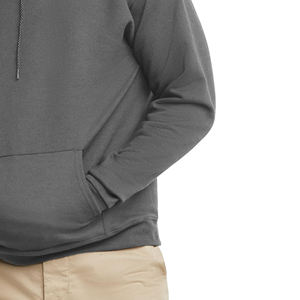 Qualité bouffée en gros Heavyweight Fit impression personnalisée Logo pull blanc unisexe Basics coton mélangé hommes sweats à capuche - Product Image 6