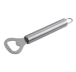 Ouvreur de base en argent fabriqué à la main Accessoire de bar simple et fonctionnel pour mélanger des boissons de l'Inde - Product Image 1