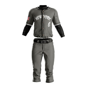 Uniforme de Béisbol Transpirable con Estampado Digital Personalizado, Conjuntos de Camisetas de Fútbol para Adultos, Diseño de Ropa de Béisbol y Softbol - Product Image 1