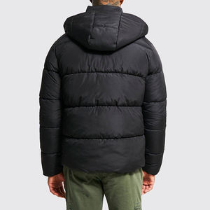 Chaqueta de Invierno para Hombre, Acolchada, Impermeable, con Capucha Desmontable Personalizada, Gruesa, de Alta Calidad - Product Image 3