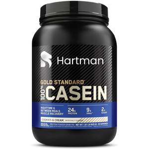 <b>Casein</b> <b>Protein</b> Slow Digesting <b>Powder</b> for Overnight Muscle Recovery and Bone Strength with High Amino Acid Absorption - Product Image 1