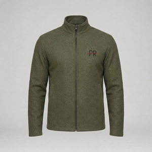 Chaqueta de lana para hombre al por mayor de fábrica con tela de calidad, aislamiento térmico, diseños personalizados, construcción duradera y cómoda. - Product Image 1