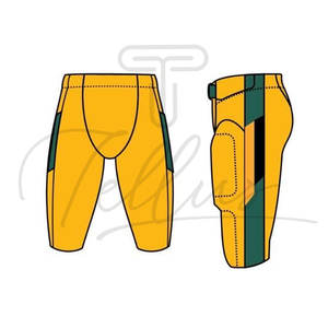 Uniforme de football américain à manches courtes imprimé respirant à 12 panneaux, services OEM, dernier style - Product Image 6