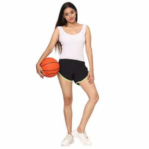 Shorts Deportivos de Cintura Media para Mujer, Tallas XS-L, Tejido de Punto, Secado Rápido, Estilo Bermuda, con Estampado Deportivo y Logotipo Personalizable - Product Image 1
