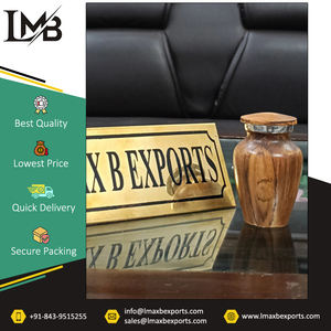 Exportador global de urna de cremación de recuerdo de aluminio/latón de calidad excepcional, suministros funerarios, urnas para cenizas conmemorativas - Product Image 3