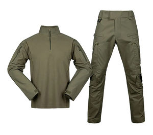 Uniforme táctico de camuflaje para hombre, uniformes de seguridad, traje impermeable transpirable con cierre de cremallera, diseño de patrón impreso - Product Image 3