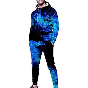 Pakistan Manufacturer's Custom High Quality Slim Fit <b>Sweatpants</b> Hoodie Tracksuit for Men Winter for Puff Print New Design Hooded - Product Image 6