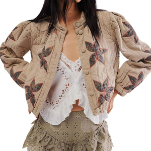 Chaqueta Acolchada para Mujer - Chaqueta Ligera y Cálida con Cierre de Cremallera, Perfecta para Usar en Capas - Product Image 1