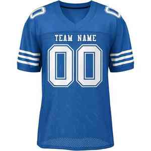 Camiseta de Fútbol Americano Personalizada Estilo 2026, Cuello en V, Manga Corta, Uniforme de Equipo, Rendimiento Atlético, Servicio OEM - Product Image 3