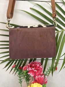 กระเป๋าสลิงหนังรีไซเคิลลายตะวันตกกระเป๋าหนังลายเสือดาวสีสันสดใสกระเป๋าดีไซน์ใหม่มีหลายสีสำหรับผู้หญิงใช้งานได้หลากหลาย - Product Image 4