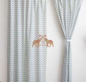 Juego de Cortinas de Algodón Sanganeri 100% Orgánico, Estampadas a Mano con Diseño Floral y Ondulado, para el Hogar - Product Image 2