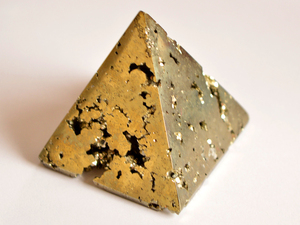 Pérou Pyrite Cristal Pyramide Pointeur Guérison Cristal Puissant Protection Pierre Fous Or Pierre Naturelle Sculpté Poli Druzy Lot - Product Image 6