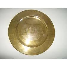 จานรองโลหะทรงกลม สแตนเลส จานตกแต่งสำหรับงานแต่งงาน จานรองโต๊ะอาหาร จานรองสำหรับโรงแรม - Product Image 2