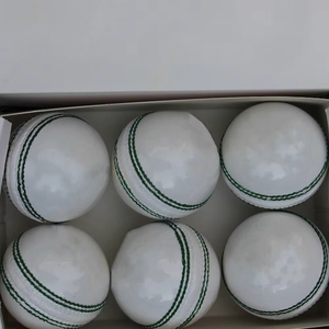 Nuevo equipo de murciélagos de críquet, pelota dura de cuero inglés, pelota de entrenamiento deportivo suave, equipo de pelotas de críquet de Pakistán - Product Image 2