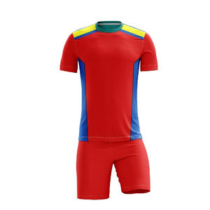 Ensemble de maillot de football pour hommes, tissu léger et respirant pour l'entraînement, les matchs, le jeu d'équipe, confort, style performant, confortable - Product Image 5