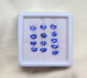 พลอยแทนซาไนต์สวยงาม - พลอยแทนซาไนต์เจียระไนทรงเหลี่ยม - ขนาด 6x4 มม. คุณภาพสูง หินธรรมชาติ ราคาขายส่ง - Product Image 3