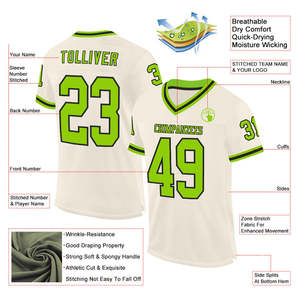 Maillot de football américain d'élite, coupe personnalisée, pratique du jeu, club de l'équipe des jeunes, uniforme d'entraînement de match d'école durable - Product Image 4