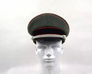 Gorra blanca de uniforme de alta calidad con insignia de lingotes, gorras de pico al por mayor, precio barato personalizado a la venta - Product Image 1