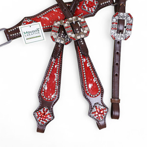 ชุดหมุดติดหัวหนังสีแดงทำด้วยมือ: ล้างด้วยกรดเมทัลลิก - Product Image 5