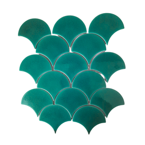 Carreaux de céramique en porcelaine de forme mosaïque unique pour murs et sols de villas, hôtels, salles de bain, finition polie, antidérapants - Product Image 4