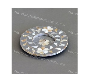 Venta al por mayor hecha a mano Madre Real perla acrílico bandeja tapas contenedor de alimentos tofe bolsa de té artículos de comida seca Pascua regalos de navidad - Product Image 4