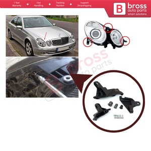 ขายึดซ่อมไฟหน้า BHL17 ด้านขวา สำหรับรถยนต์ E Class W211 S211 ปี 2002-2009 รุ่น A2118201414 - Product Image 5