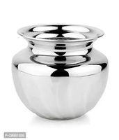 Lota classique en acier inoxydable Madraasi pour les rituels religieux hindous, utilisation à domicile ou au temple, capacité de 500 à 1000 ml