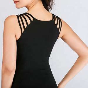 เสื้อกล้ามออกกำลังกายสตรีคุณภาพสูงพร้อมโลโก้ตามสั่งเหมาะสำหรับโรงยิมโยคะหรือชุดออกกำลังกาย - Product Image 2