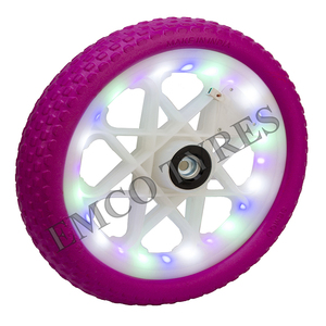 2024 Top Selling Kids' Bikes High Quality LED Lights Durable EVA <b>Wheels</b> Enhanced Visibility <b>Bicycle</b> Tires Nighttime Safety - Product Image 4