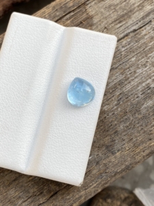 Increíble PIEDRA DE cabujones en forma de corazón de Aguamarina de Color superior Natural con buen brillo, piedras preciosas sueltas para hacer joyas de 1,79 quilates - Product Image 5