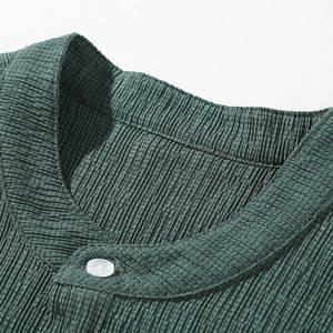 ชุดเสื้อเชิ้ตผู้ชายใส่สบายและระบายอากาศได้ดีชุดเสื้อเชิ้ตผู้ชายมีกระเป๋าปิดแบบหลายกระเป๋าสไตล์ไฮสตรีท - Product Image 3