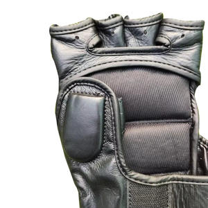 Guantes de MMA Profesionales al por Mayor 2024, Guantes de Grappling de Cuero de Alta Calidad con Logotipo Personalizado de PU para Artes Marciales y Boxeo - Product Image 5