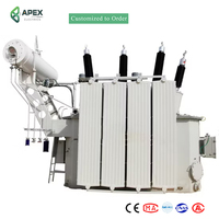 Transformateur de puissance triphasé 20-63 MVA 132 kV vers 33 kV ou 11 kV 50 Hz ou 60 Hz immergé dans l'huile ONAN ONAF IEC 60076