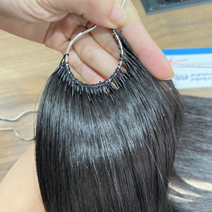 Prix de gros usine cheveux droits de couleur noire à la kératine 100% extensions de cheveux vietnamiens de haute qualité - Product Image 1