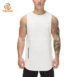 Camisetas sin mangas de algodón y fibra de bambú para hombre de Pakistán, ropa de gimnasio para hombre, ropa de hombre, ropa de calle para hombre, servicio OEM - Product Image 4
