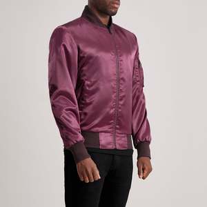 Chaqueta Bomber MA-1 Vintage Marrón para Hombre, de Invierno, Resistente al Viento, de Poliéster/Algodón, con Cierre de Cremallera y Capucha, Estilo Urbano - Product Image 2