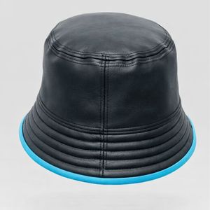 High Quality Leather <b>Bucket</b> <b>Hat</b> for <b>Men</b> & Women Custom Logo Available Fashion Outdoor Fishing Cap For Unisex - Product Image 3