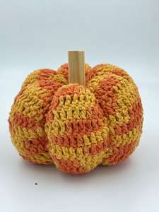 Citrouille en crochet 3D de luxe de haute qualité, faite à la main, en coton doux, décoration de fête d'Halloween, de Thanksgiving, de récolte, de mariage, nouvelle arrivée, cadeau - Product Image 3