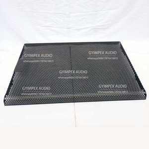 Aksesoris pabrik OEM jala hitam penutup Grille <span class=keywords><strong>Speaker</strong></span> logam jaring anyam untuk 18 21 8 10 12 15 inci <span class=keywords><strong>Speaker</strong></span> - Product Image 5