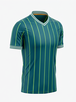 Camisetas de Fútbol Cortas con Cuello en V Personalizables al por Mayor 2026, Color Personalizado, Impresión por Sublimación, Ropa de Equipo de Secado Rápido y Transpirable