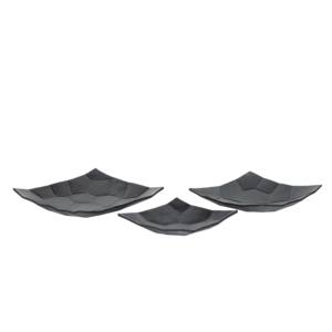 Plateau de service en métal design carré avec finition noire Fabricant Nouveau design Plateau de service en métal fait main - Product Image 2