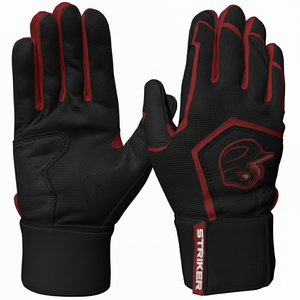 Guanti da Baseball Personalizzati Resistenti agli Urti a Prezzo all'Ingrosso, Palmo in Microfibra Scamosciata, Guanti da Battuta per Softball con Retro Esagonale Ventilato - Product Image 2