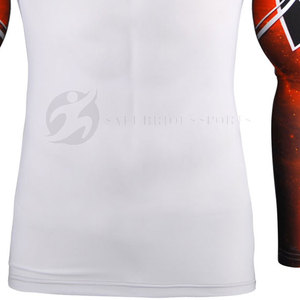 Professional Manufacturing Breathable Quick Dry Compression <b>Rash</b> <b>Guards</b> <b>Men</b> Full Sleeve 220g Customized Packing Printed Design - Product Image 6