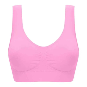 Elegante tu propio diseño de logotipo Sujetador de gimnasio para mujer, personalizado Mujer Yoga Sexy Chica Cómodo Sujetador de gimnasio liso - Product Image 6