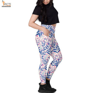 Nouveau style personnalisé femmes Legging couleur unie femmes Legging fabriqué au Pakistan Yoga Legging - Product Image 1