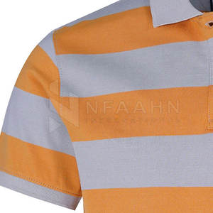 Polo informal ajustado para hombre con escote de botón, ideal para viajes, trabajo, absorción de humedad o actividades al aire libre - Product Image 5