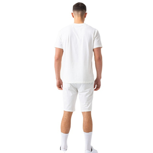 Ensemble t-shirt à manches courtes et short d'entraînement athlétique en deux pièces respirant pour l'été et la taille pour hommes, vêtements de sport décontractés - Product Image 5