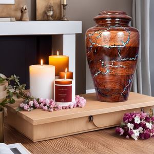 Best <b>Urn</b> for Human ashes <b>Large</b> Adult for Ashes Personalized Burial for Funeral adult solid cremation plain funeral human <b>urns</b> - Product Image 6