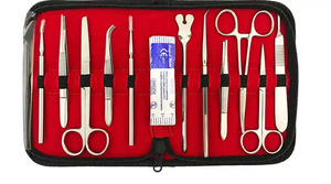 Kit de sutura médica, kit de práctica de sutura, kit de entrenamiento de sutura, kit de sutura para estudiantes, kit de estudiantes de medicina, instrumentos quirúrgicos - Product Image 5