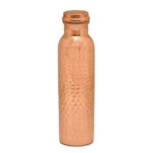 Pure Copper <b>1</b> <b>Litre</b> <b>Water</b> <b>Bottle</b> with 2 Copper <b>Glass</b> Natural Copper Hydration <b>Bottle</b> Drinkware Gift Set Health Benefits Metal - Product Image 3